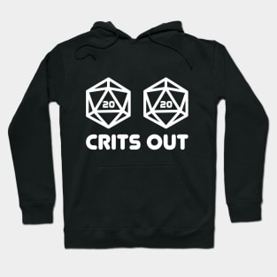 Crits Out D20 Nat20 Hoodie